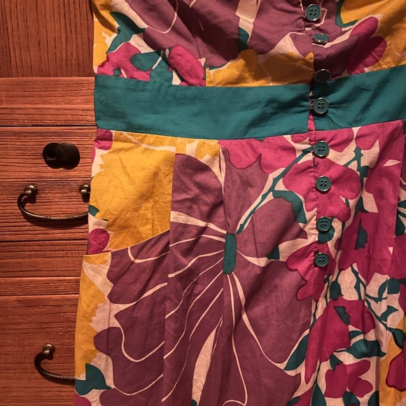 Sweet Anthropology dress with killer pattern and pockets - Picture 6 of 7